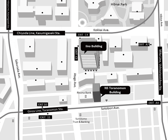 Map: Tokyo Branch